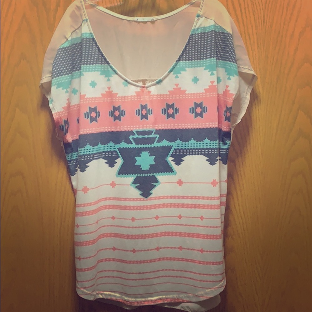 Aztec/tribal top